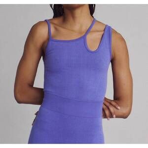 NEW NAGNATA elliptic tank top in grapemist